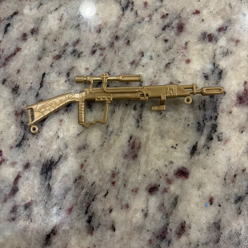 Vintage 1986 Bravestarr Tex Hex Thunder Stick Laser Rifle Gun Weapon Accessory